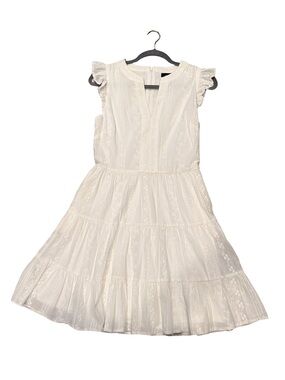 Laundry By Shelli Segal White Eyelet Tiered Dress for Girls